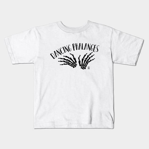 Dancing phalanges Kids T-Shirt by Gabi Veiga